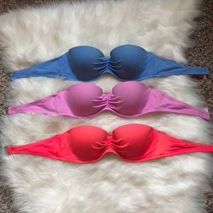 Victoria Secret Push Up strapless bikini tops